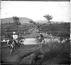Troupes en mouvement, Badrimbé, octobre 1897