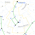Ursa Minor constellation map mk.svg