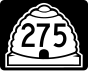 State Route 275 Markierung