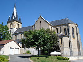 The church in Uxeau