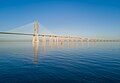 Image 33Vasco da Gama Bridge seen from Parque das Nações, Lisbon, Portugal