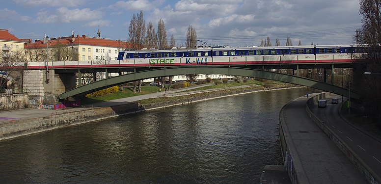 Verbindungsbahnbrücke, a railway bridge in Vienna