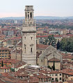 Verona, "Duomo" (cathedral), view from Castel San Pietro