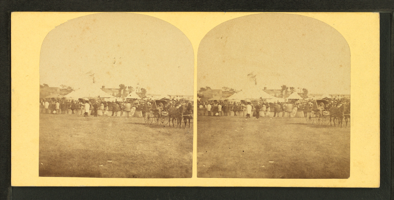 File:View of a fairgrounds(?), showing people and large tents, from Robert N. Dennis collection of stereoscopic views.png