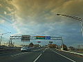 Western Spur NJ Turnpike entrance to the Vince Lombardi Service Area in November 2014.