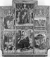 Virgin and Child Enthroned with Scenes from the Life of the Virgin