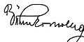 Eduard von Böhm-Ermolli aláírása