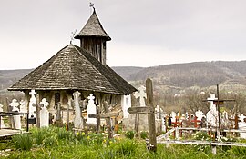 Wooden church in Voroveni
