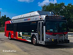 WMATA 2007 New Flyer C40LFR 2823 arriving Brookland CUA doing his last trip to Fort Totten.jpg