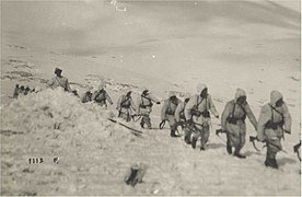 Italienische Patrouille auf dem Adamello (nach 1915)