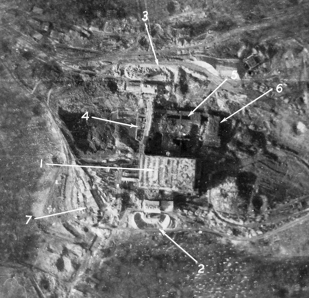 Watten site aerial view 13 March 1944
