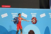 Deutsch: Gewichtheben bei den Olympischen Jugendspielen 2018; Tag 2, 10. Oktober 2018; Jungen 62 kg English: Weightlifting at the 2018 Summer Youth Olympics at 8 October 2018 – Boys' 62 kg