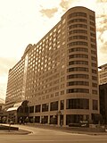 Thumbnail for File:Westin Indianapolis in sepia tone.jpg