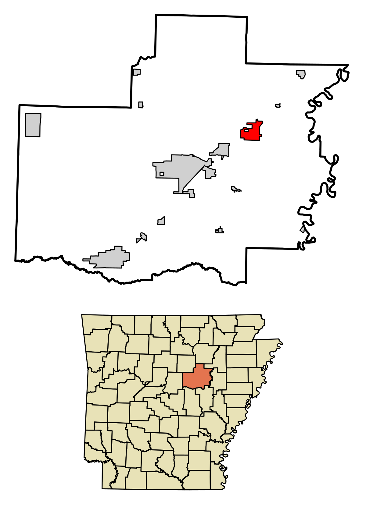 white county arkansas map Bald Knob Arkansas Wikipedia white county arkansas map