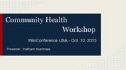 Miniatuur voor Bestand:WikiConference USA - Community Health.pdf