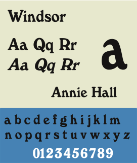 Windsor (typeface) Serif typeface created in 1905 by Eleisha Pechey