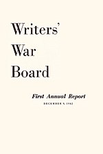 Thumbnail for Writers' War Board