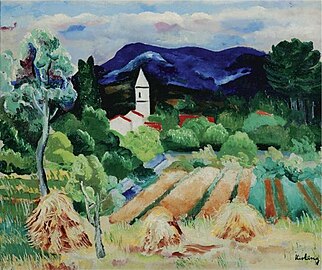 Landskab i Provence, ca. 1919 Paysage de Provence