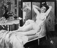Emile Quentin-Brin, donna nuda