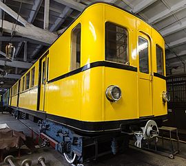 상트페테르부르크 지하철 압토보 기지의 В-4형 차량