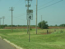 The northern end of SH-4 in Piedmont. 004ok end.jpg