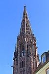 Detail of the tower of Freiburg Minster