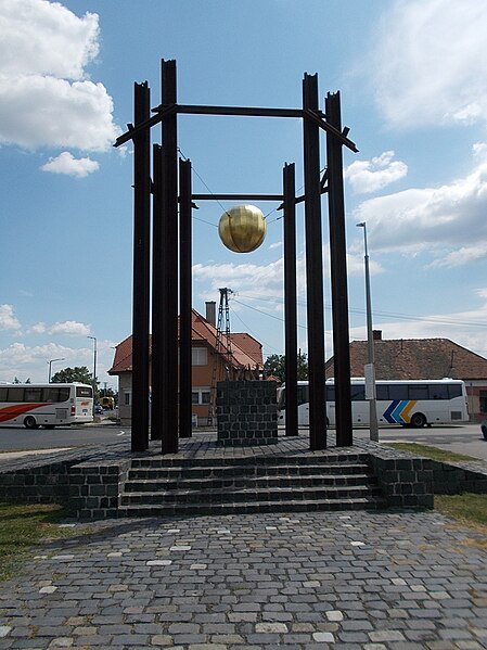 File:1956 Hungarian Revolution Memorial and buses, 2019 Csorna.jpg