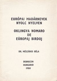Oklingva Nomaro de Eŭropaj Birdoj