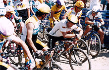 Ned Overend, John Tomac and Tinker Juarez Compete in the Cindy Whitehead Desert Classic, Palm Springs, California, 1989 - Photo by Patty Mooney 1989 ned overend tinker juarez palm springs Photo by Patty Mooney.jpg