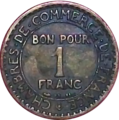 Republique, 1 francs, obverse Side, 1922