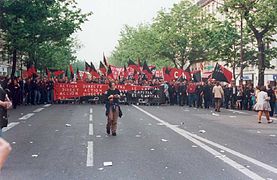 Manifestación del Primero de Mayo en París (año 2000)