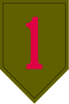 1st Infantry Division SSI (1918-2015).svg