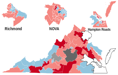 2001 Virginia House of Delegates Results.svg