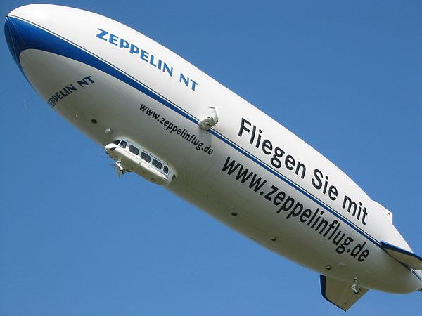 Zeppelin NT D-LZZR at the airport in Friedrichshafen, 2003