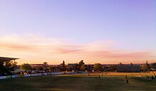 Crescent Hawks and Cavalier Cats cricket match - Lenasia Cricket Stadium in September 2011. 2011 GM LPL.jpg