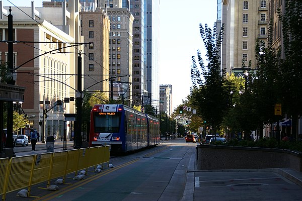 Main Street in downtown Salt Lake City looking south