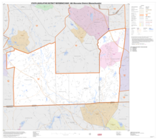 Map of Massachusetts House of Representatives' 8th Worcester district, 2013. Based on the 2010 United States census. 2013 map 8th Worcester district Massachusetts House of Representatives DC10SLDL25210 001.png