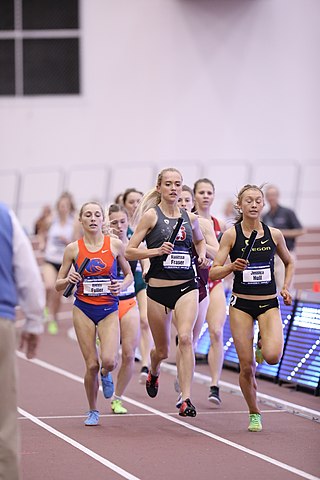 <span class="mw-page-title-main">Distance medley relay</span> Athletic event in which four athletes compete as part of a relay