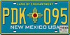 Номерной знак Нью-Мексико без слогана столетия.jpg