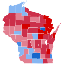 2020 United States House of Representatives Elections in Wisconsin by county.svg