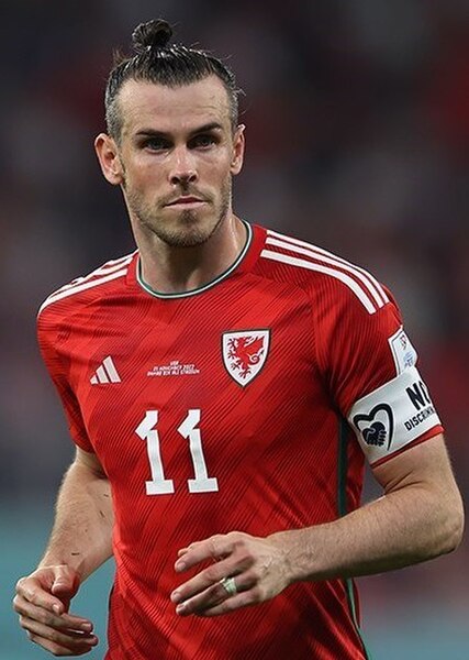 Bale with Wales at the 2022 FIFA World Cup