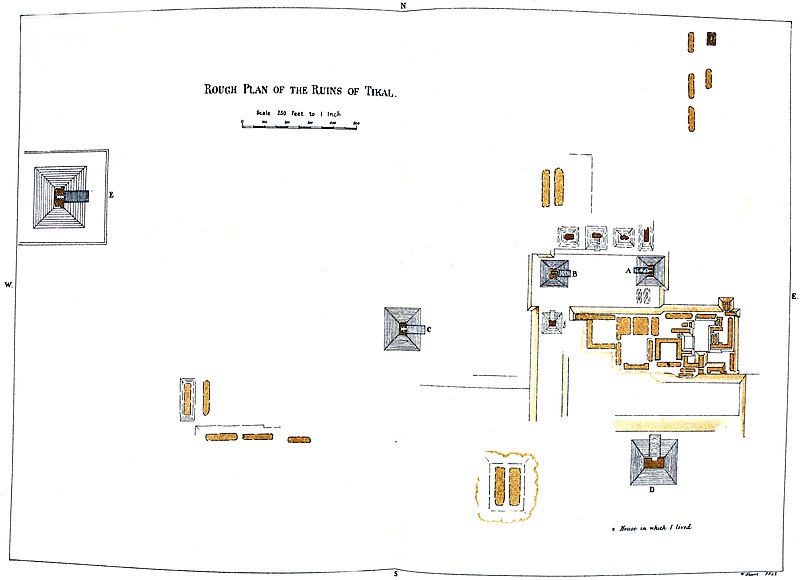 File:A glimpse of Guatemala - Rough Plan of the Ruins of Tikal.jpg
