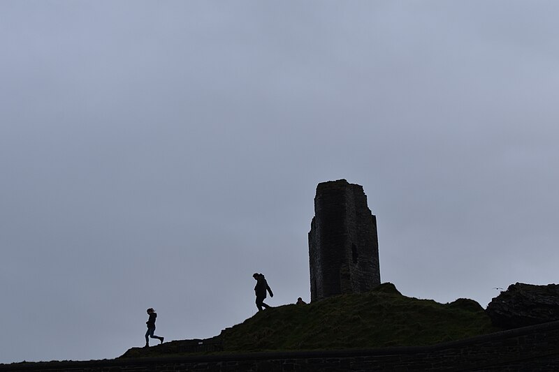 File:Aberystwyth Castle in backlight.jpg