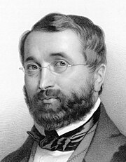 Portrait sketch of a short-bearded man with cropped hair. He is wearing glasses and formal wear.
