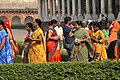 People at Red Fort