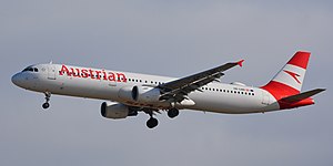 Airbus A321-200 OE-LBD "Steirisches Weinland" Austrian Airlines.jpg