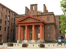 The former Dock Office was for many years the home of Granada Television in Liverpool. Albert Dock2.JPG