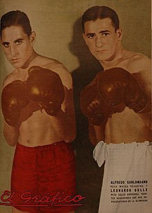 Альфредо Карломаньо и Леонардо Гулле в 1936 году.