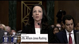 <span class="mw-page-title-main">Allison Jones Rushing</span> American judge