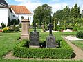 Gravestone of Theodor Brorsen and of his half-sister and housekeeper Amalie Brorsen at Nordborg